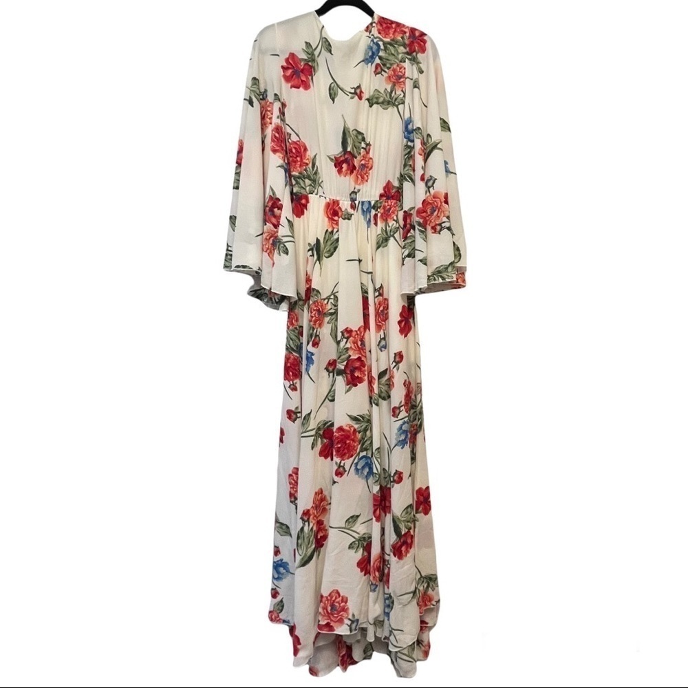 Akira Chicago Black Label White Floral Maxi Dress - Picture 2 of 8